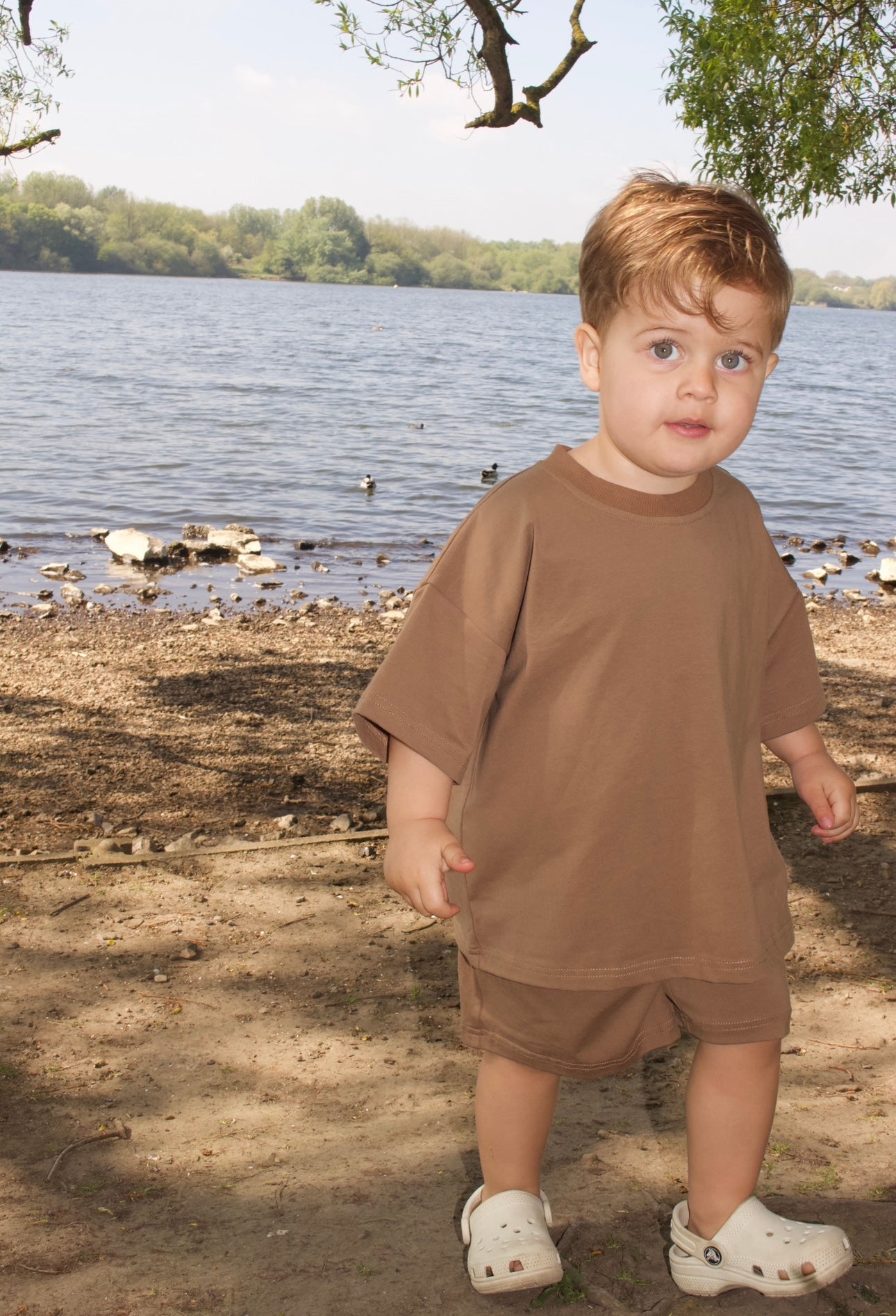 Little Coast Club Short Set - Chocolate