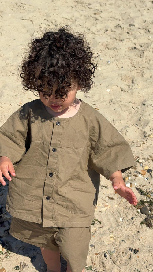 Cargo Short Set - Coastal Moss